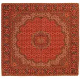 رومیزی مربع ترمه ابریشم کد TRM5