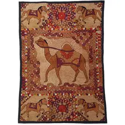 رومیزی سوزن دوزی ابریشم دیوار کوب کد GHAAB33
