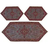 ست 3 تکه رومیزی ترمه ابریشم کد TRSETE25