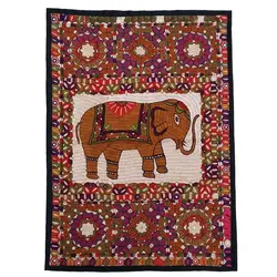 رومیزی سوزن دوزی ابریشم دیوار کوب کد GHAAB21