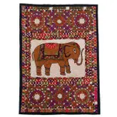 رومیزی سوزن دوزی ابریشم دیوار کوب کد GHAAB21