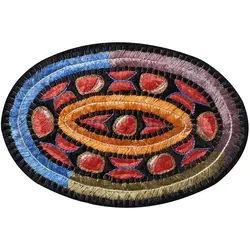 رومیزی عسلی سوزن دوزی ممقان کد MAMA2