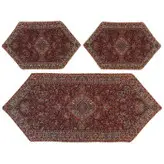 ست 3 تکه رومیزی ترمه ابریشم کد TRSETE30
