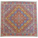 رومیزی مربع ترمه ابریشم کد TRM175