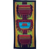 جاجورابی ابریشم ترکمن دیوار کوب کد MAKHRAN7