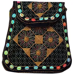 کیف گردنی کوچک سوزن دوزی کد SOOZ71