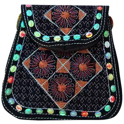 کیف گردنی کوچک سوزن دوزی کد SOOZ69