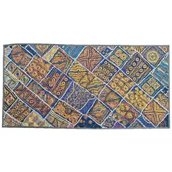 رومیزی مستطیل بزرگ سوزن دوزی گلابتون کد MOSBO12 نفیس آستردار