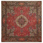 رومیزی مربع ترمه ابریشم کد TRM16