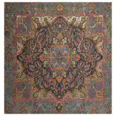 رومیزی مربع ترمه ابریشم کد TRM61