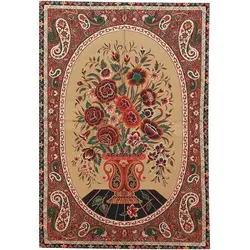 رومیزی تابلوئی ترمه ابریشم کد TRTAB11