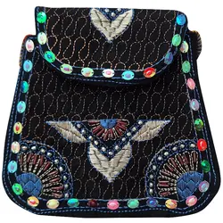 کیف گردنی کوچک سوزن دوزی کد KFSOOZ102