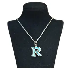 گردنبند نقره زنانه فیروزه کوب کد ZIF۱۰6 عیار نقره 925 تراشه سنگ فیروزه نیشابور طول زنجیر نقره 55 سانتیمتر وزن زنجیر نقره 2.40 گرم