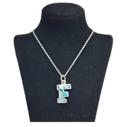 گردنبند نقره زنانه فیروزه کوب کد ZIF۱۱۱ عیار نقره 925 تراشه سنگ فیروزه نیشابور طول زنجیر نقره 55 سانتیمتر وزن زنجیر نقره 2.40 گرم