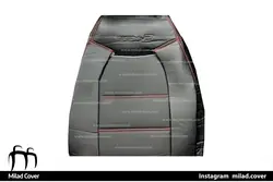 روکش صندلی پرتون GEN2 چرم رنگ مشکی دوخت قرمز