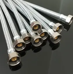 شلنگ دوسرمهره 50 سانتیمتر ½×⅜ آلومینیوم (20عددی)
