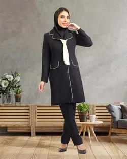 مانتو شلوار اداری کرواتی کد 1012