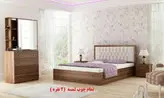 تخت خواب دو نفره مدل البرز لمسه