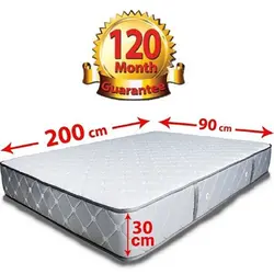 تشک یک نفره 90x 200 طبی فنری رویال ضمانت 10 سال