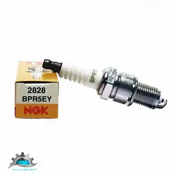 شمع موتور کاربراتوری مقاومتی V شکل BPR5EY زرد NGK