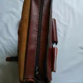 کیف دوشی یا کیف پستچی یا کیف مدارکی یا کیف دانشجویی مردانه ،چرم طبیعی