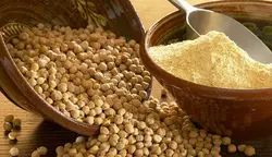 ارد نخودچی دو اتیشه ممقان نیم کیلویی