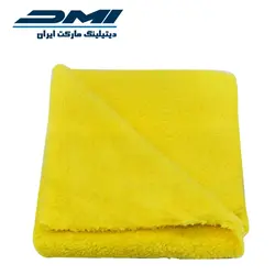 دستمال حوله ای اولترافاین پموسا  زرد 40*40 Pemosa Ultra Fine Edge Less Towel