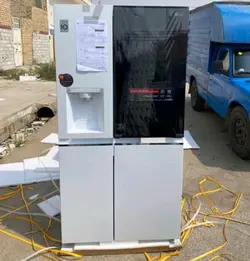 یخچال و فریزر الجی مدل x267s رنگ سفید با دوسال گارانتی و ضمانت اصالت کالا