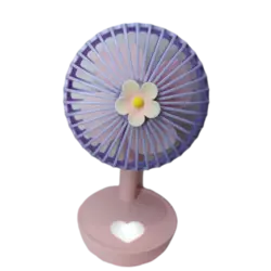 پنکه رو میزی | Mini Fan مدل Night Light Desk Fan - رسا مموری