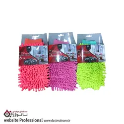 دستکش ماکارونی دورو 12 عددی فلوور - رز دستمال