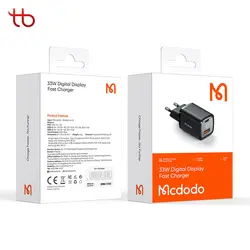 قیمت شارژر آداپتور 33 وات مک دودو مدل Mcdodo CH-1701