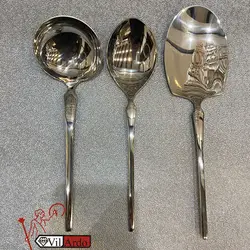 قاشق چنگال شش نفره رومیزی اس جی