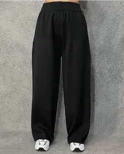 شلوار بافت بگ ساده کمر کش کد1767