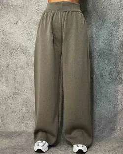 شلوار بافت بگ ساده کمر کش کد1767