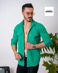 پیراهن کتان آستین بلند