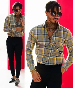 پیراهن آستین بلند راه راه STWD کد 11253 - فروشگاه پوشاک M2Mode