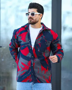 پیراهن پشمی چریکی کد 11678 - فروشگاه پوشاک M2Mode