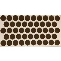 پد پایه مبل و صندلی نمدی مدل D48 پشت چسب دار دایره بسته 48عددی