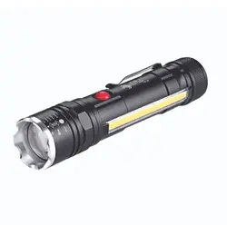 چراغ قوه یو وی(UV) دوحالته مگنتی یو وی 365 ، نور سفید قوی مدل UV-26 / LED COB WORKING LAMP