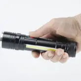 چراغ قوه یو وی(UV) دوحالته مگنتی یو وی 365 ، نور سفید قوی مدل UV-26 / LED COB WORKING LAMP