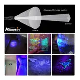 چراغ قوه یو وی(UV) دوحالته مگنتی یو وی 365 ، نور سفید قوی مدل UV-26 / LED COB WORKING LAMP