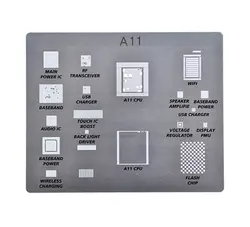 شابلون سه بعدی A11 مخصوص تعمیر برد گوشی آیفون ۸ و ۸ پلاس