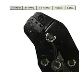 انبر پرس مخابراتی تی ان آی مدل TU-190-07 سایز 0.5 - 1.5 - 2 میلی متر