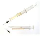 سرنگ شیشه ای 5 میل مناسب استفاده تعمیرات موبایل (مخصوص خمیرقلع روغن فلکس چسب uv و ….)