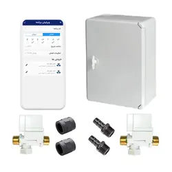 قیمت و خرید پک اقتصادی آماده نصب کنترلر آبیاری با شیر برقی - تجهیزات هوشمند آبان
