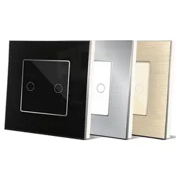 کلید لمسی هوشمند 2تیکه دو پل – هوشمند سازی ساختمان آکو