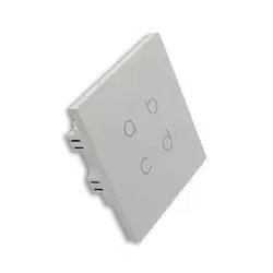 کلید هوشمند لمسی چهار پل – هوشمند سازی ساختمان آکو