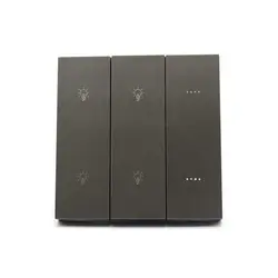 کلید هوشمند چهار پل فشاری – هوشمند سازی ساختمان آکو