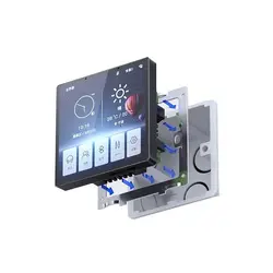 تاچ پنل ترموستات هاب زیگبی 4 اینچ – هوشمند سازی ساختمان آکو