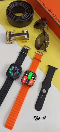 ساعت هوشمند هاینو تکو مدل GP-13 دو عدد ساعت + 3 عدد بند+ کمربند و عینک